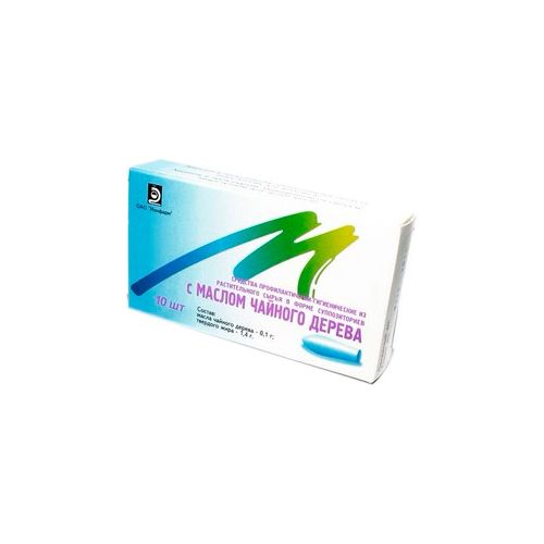 Свічки з олією чайного дерева №10 в аптеці - фото №1 Свічки з олією чайного дерева №10 в аптеці