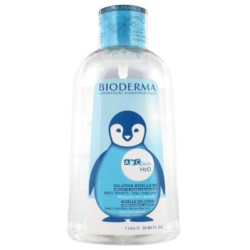 Вода міцелярна Bioderma (Біодерма) АВСDerm очищуюча для дітей 1000 мл в аптеці - фото №1 Вода міцелярна Bioderma (Біодерма) АВСDerm очищуюча для дітей 1000 мл в аптеці