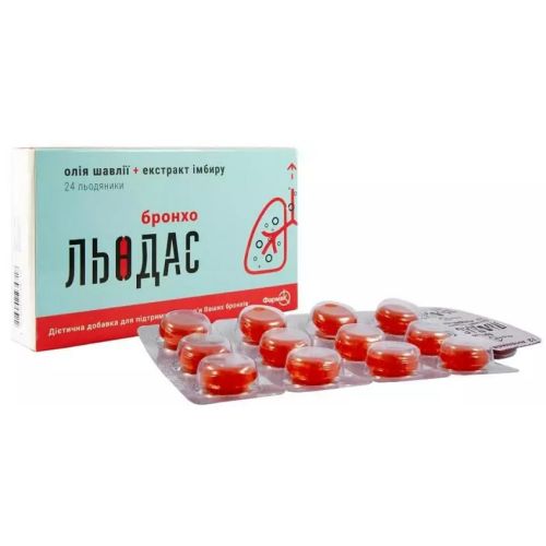 Льодас Бронхо леденцы №24 цена - фото №1 Льодас Бронхо леденцы №24 цена