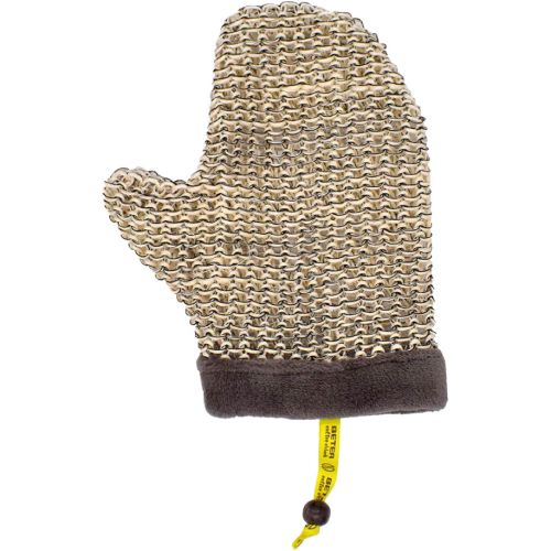 Мочалка-перчатка Beter (Бетер) Coffee O'clock для душа из сизаля и лена заказать - фото №1 Мочалка-перчатка Beter (Бетер) Coffee O'clock для душа из сизаля и лена заказать
