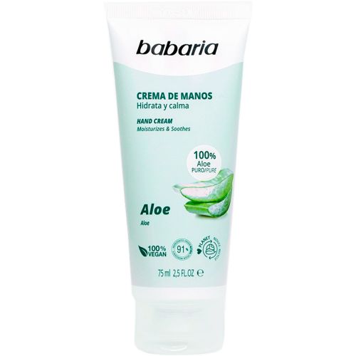 Крем Babaria (Бабария) Алоэ Вера для рук увлажняющий, 75 мл ADD - фото №1 Крем Babaria (Бабария) Алоэ Вера для рук увлажняющий, 75 мл ADD