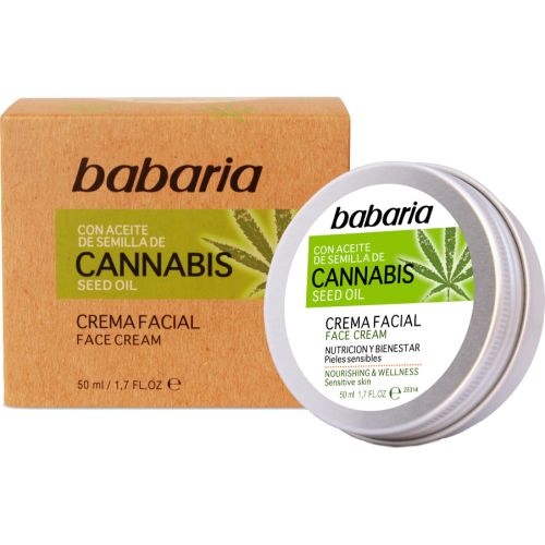Крем Babaria (Бабария) масло семян каннабиса для лица 50 мл в интернет-аптеке - фото №1 Крем Babaria (Бабария) масло семян каннабиса для лица 50 мл в интернет-аптеке