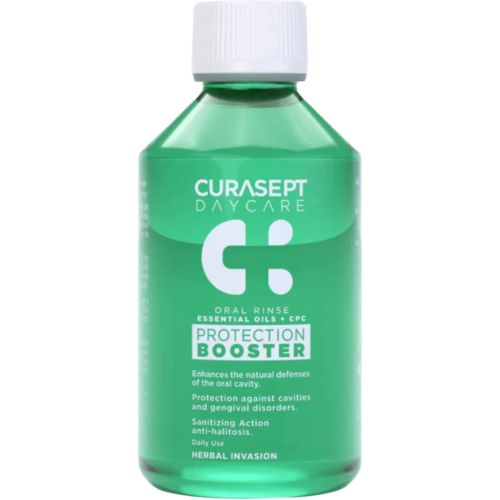 Ополіскувач Curasept Daycare Booster Herbal Invasion, трав'яний смак, 500 мл ADD - фото №1 Ополіскувач Curasept Daycare Booster Herbal Invasion, трав'яний смак, 500 мл ADD