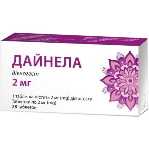 Дайнела 2 мг таблетки №28 в місті Одеса : ціни, характеристика. - фото №1 Дайнела 2 мг таблетки №28 в місті Одеса : ціни, характеристика.