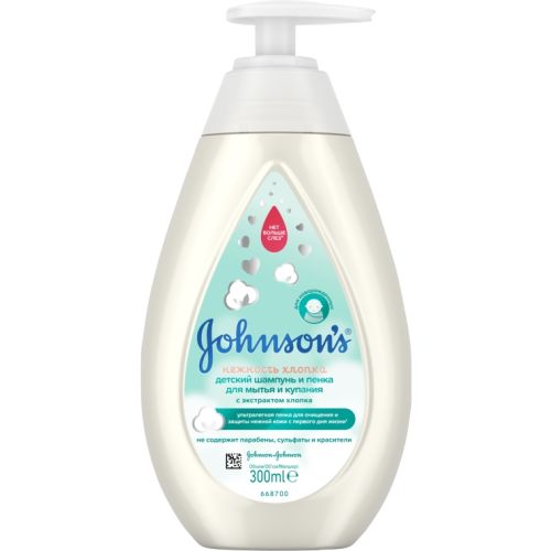 Шампунь-пенка Johnsons Нежность хлопка 300 мл в Украине - фото №1 Шампунь-пенка Johnsons Нежность хлопка 300 мл в Украине