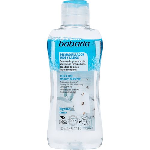 Средство Babaria (Бабария) для снятия макияжа с глаз и губ Хлопок 100 мл фото - фото №1 Средство Babaria (Бабария) для снятия макияжа с глаз и губ Хлопок 100 мл фото