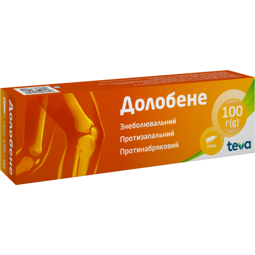 Долобене гель 100 г в Дніпрі : ціни, характеристика. - фото №1 Долобене гель 100 г в Дніпрі : ціни, характеристика.