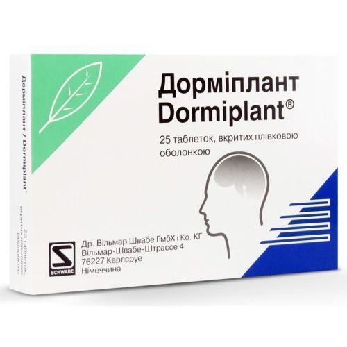 Дормиплант таблетки №25 цена - фото №1 Дормиплант таблетки №25 цена