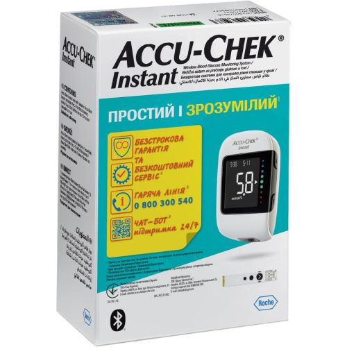 Глюкометр Accu-Chek Інстант в Україні - фото №1 Глюкометр Accu-Chek Інстант в Україні