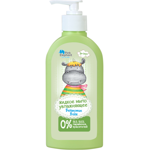 Мыло жидкое Pink Elephant (Пинк Элефант) Бегемотик Бодя увлажняющее 250 мл фото - фото №1 Мыло жидкое Pink Elephant (Пинк Элефант) Бегемотик Бодя увлажняющее 250 мл фото