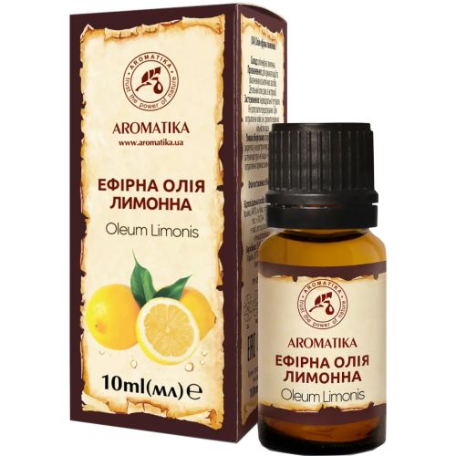 Олія ефірна Ароматика Лимонне, 10 мл в місті Одеса : ціни, характеристика. - фото №1 Олія ефірна Ароматика Лимонне, 10 мл в місті Одеса : ціни, характеристика.