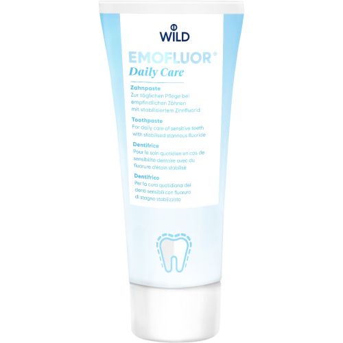 Зубна паста Emofluor Daily Care зі стабілізованим фторидом олова, 75 мл замовити - фото №1 Зубна паста Emofluor Daily Care зі стабілізованим фторидом олова, 75 мл замовити