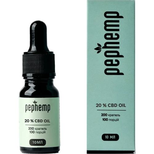Pephemp Олія 20% СBD Isolate з нейтральним смаком 10 мл в місті Одеса : ціни, характеристика. - фото №1 Pephemp Олія 20% СBD Isolate з нейтральним смаком 10 мл в місті Одеса : ціни, характеристика.