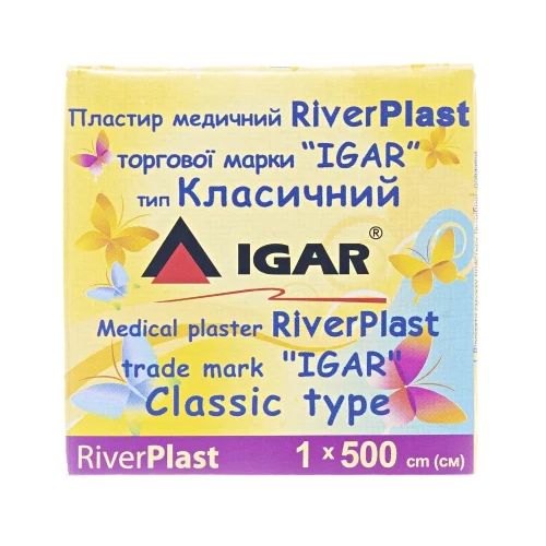 Пластир медичний Igar RiverPlast тип Класичний на тканинній основі 1 см х 500 см, 1 шт. в місті Запоріжжя : ціни, характеристика. - фото №1 Пластир медичний Igar RiverPlast тип Класичний на тканинній основі 1 см х 500 см, 1 шт. в місті Запоріжжя : ціни, характеристика.
