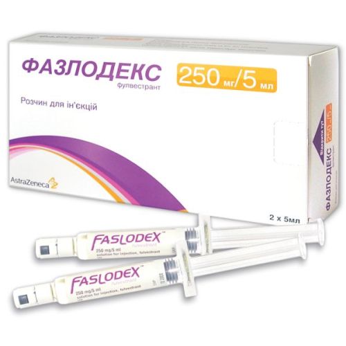 Фазлодекс 250 мг/5 мл розчин для ін’єкцій шприц №2 в місті Одеса : ціни, характеристика. - фото №1 Фазлодекс 250 мг/5 мл розчин для ін’єкцій шприц №2 в місті Одеса : ціни, характеристика.