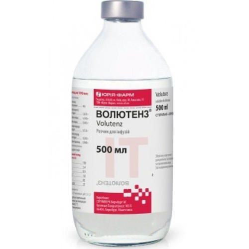 Волютенз розчин для інфузій 500 мл в місті Одеса : ціни, характеристика. - фото №1 Волютенз розчин для інфузій 500 мл в місті Одеса : ціни, характеристика.