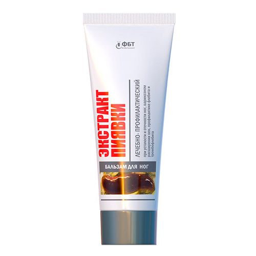 Бальзам для ніг Екстракт П'явки, 75 мл замовити - фото №1 Бальзам для ніг Екстракт П'явки, 75 мл замовити