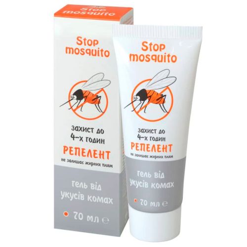 Гель Stop Mosquito Maxi репеллентный для детей 70 мл в Украине - фото №1 Гель Stop Mosquito Maxi репеллентный для детей 70 мл в Украине