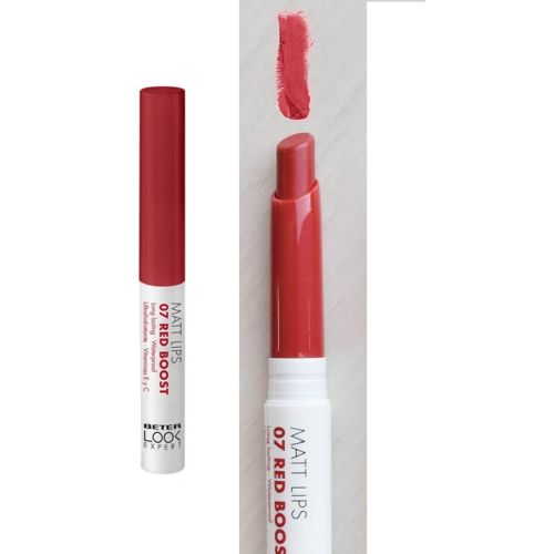 Помада Beter (Бетер) матовая для губ 07 Red Boost цена - фото №1 Помада Beter (Бетер) матовая для губ 07 Red Boost цена