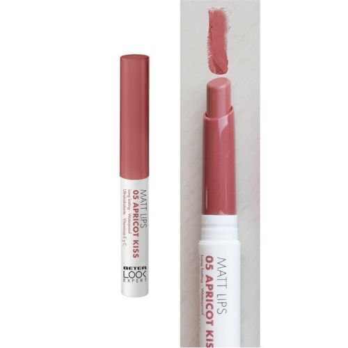 Помада Beter (Бетер) матовая для губ 05 Apricot Kiss в Украине - фото №1 Помада Beter (Бетер) матовая для губ 05 Apricot Kiss в Украине