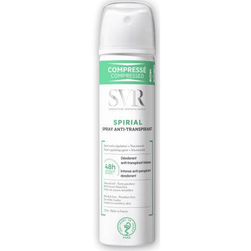 Дезодорант-антиперспірант SVR Spirial спрей 75 мл недорого - фото №1 Дезодорант-антиперспірант SVR Spirial спрей 75 мл недорого