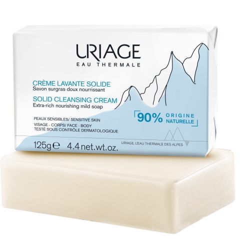 Крем-мило Uriage (Урьяж) очищуюче тверде 125 г недорого - фото №1 Крем-мило Uriage (Урьяж) очищуюче тверде 125 г недорого
