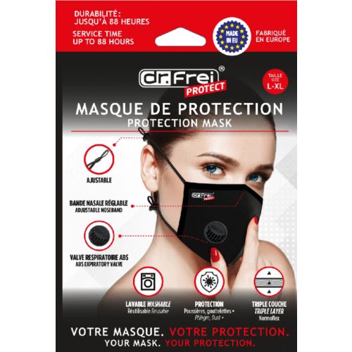 Маска Dr.Frei черная размер L/XL заказать - фото №1 Маска Dr.Frei черная размер L/XL заказать