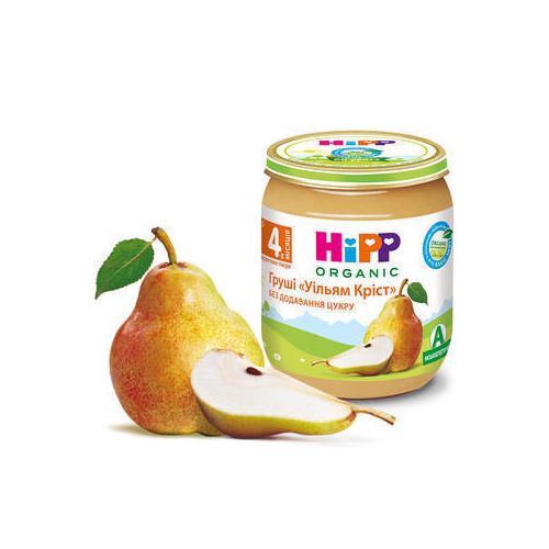 Пюре Hipp 4262 груші Вільям Крісті (з 4 місяців) 125 г купити - фото №1 Пюре Hipp 4262 груші Вільям Крісті (з 4 місяців) 125 г купити