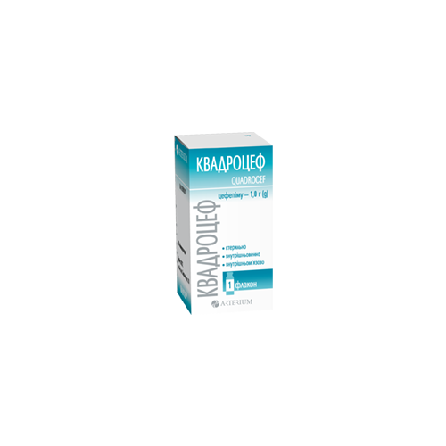 Квадроцеф 1 г порошок для розчину флакон №1 в місті Одеса : ціни, характеристика. - фото №1 Квадроцеф 1 г порошок для розчину флакон №1 в місті Одеса : ціни, характеристика.