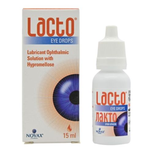 Лакто капли глазные 15 мл в Украине - фото №1 Лакто капли глазные 15 мл в Украине