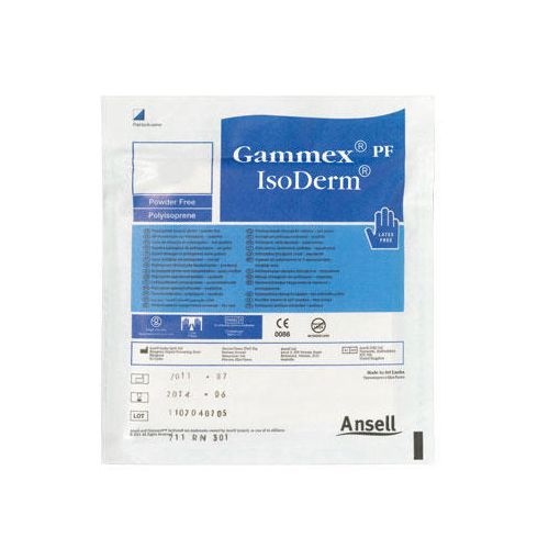 Перчатки Gammex IsoDerm Sensitive хирургические без пудры р. 7.5 заказать - фото №1 Перчатки Gammex IsoDerm Sensitive хирургические без пудры р. 7.5 заказать
