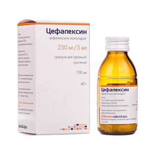 Цефалексин 250 мг/5 мл гранулы для суспензии 100 мл в городе Одесса : цены, характеристики. - фото №1 Цефалексин 250 мг/5 мл гранулы для суспензии 100 мл в городе Одесса : цены, характеристики.