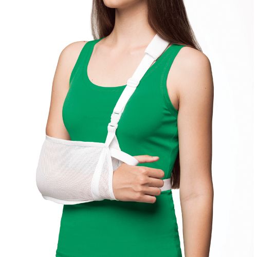Бандаж для руки поддерживающий с дополнительной фиксацией белый р. L в интернет-аптеке - фото №1 Бандаж для руки поддерживающий с дополнительной фиксацией белый р. L в интернет-аптеке