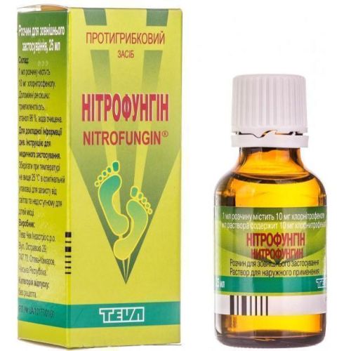 Нітрофунгін розчин 25 мл ADD - фото №1 Нітрофунгін розчин 25 мл ADD