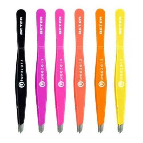 Пінцет Beter (Бетер) з магнітом косий накінечник, в асортименті купити - фото №1 Пінцет Beter (Бетер) з магнітом косий накінечник, в асортименті купити