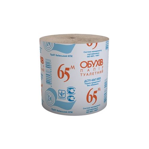 Туалетная бумага Обухов 65 м ADD - фото №1 Туалетная бумага Обухов 65 м ADD