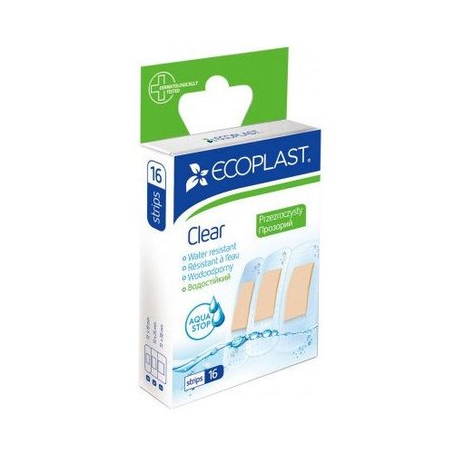 Набір пластирів EcoPlast прозорий водостійкий №16 в місті Одеса : ціни, характеристика. - фото №1 Набір пластирів EcoPlast прозорий водостійкий №16 в місті Одеса : ціни, характеристика.