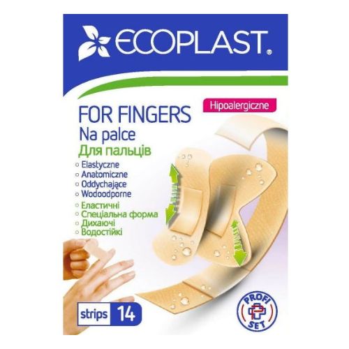 Набір пластирів медичних для пальців EcoPlast №14 в місті Одеса : ціни, характеристика. - фото №1 Набір пластирів медичних для пальців EcoPlast №14 в місті Одеса : ціни, характеристика.