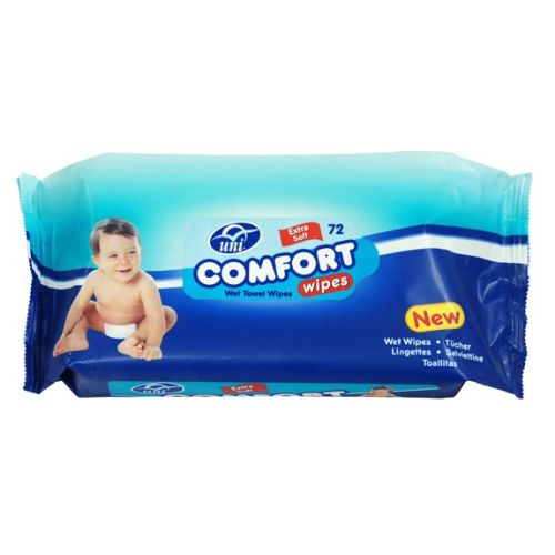 Серветки вологі Юні комфорт дитячі свіжість №72 недорого - фото №1 Серветки вологі Юні комфорт дитячі свіжість №72 недорого