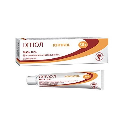Ихтиол 10% мазь туба 30 г купить - фото №1 Ихтиол 10% мазь туба 30 г купить