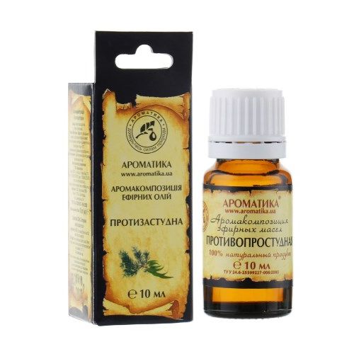 Аромакомпозиция Противопростудная 10 мл фото - фото №1 Аромакомпозиция Противопростудная 10 мл фото