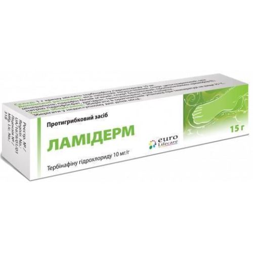 Ламідерм крем 15 г в місті Одеса : ціни, характеристика. - фото №1 Ламідерм крем 15 г в місті Одеса : ціни, характеристика.