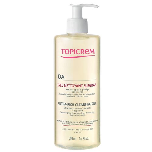 Гель Topicrem DA ультра-обогащенный очищающий для лица и тела 500 мл ADD - фото №1 Гель Topicrem DA ультра-обогащенный очищающий для лица и тела 500 мл ADD