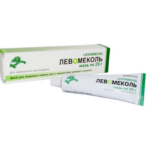 Левомеколь мазь 25 г недорого - фото №1 Левомеколь мазь 25 г недорого