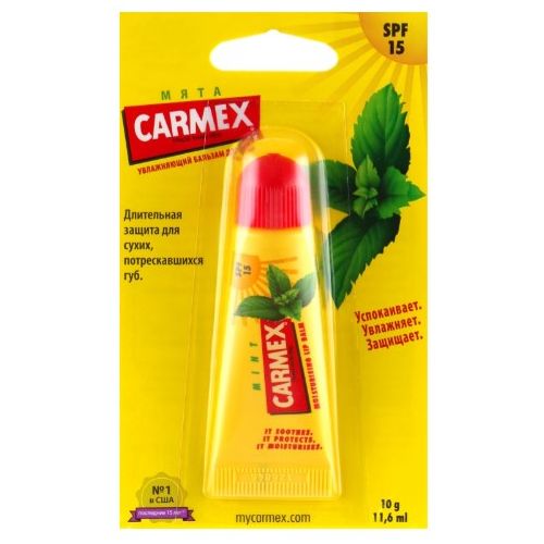 Бальзам Carmex (Кармекс) для губ зі смаком м'яти туба 10 г в місті Одеса : ціни, характеристика. - фото №1 Бальзам Carmex (Кармекс) для губ зі смаком м'яти туба 10 г в місті Одеса : ціни, характеристика.