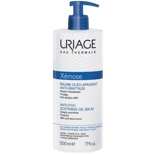Бальзам-масло Uriage (Урьяж) Xemose успокаивающее, смягчающее зуд 500 мл в аптеке - фото №1 Бальзам-масло Uriage (Урьяж) Xemose успокаивающее, смягчающее зуд 500 мл в аптеке