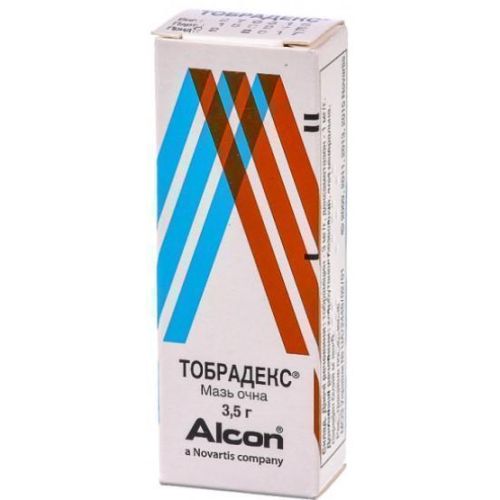 Тобрадекс мазь глазная туба 3,5 г купить - фото №1 Тобрадекс мазь глазная туба 3,5 г купить