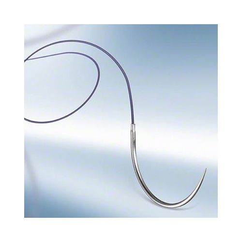 Шовный материал Monoplus (Моноплюс) фиолетовый, размер USP 1(4), длина 150 см, колющая игла, 1/2 круга, длина (мм) 48, Петля, упаковка DDP заказать - фото №1 Шовный материал Monoplus (Моноплюс) фиолетовый, размер USP 1(4), длина 150 см, колющая игла, 1/2 круга, длина (мм) 48, Петля, упаковка DDP заказать