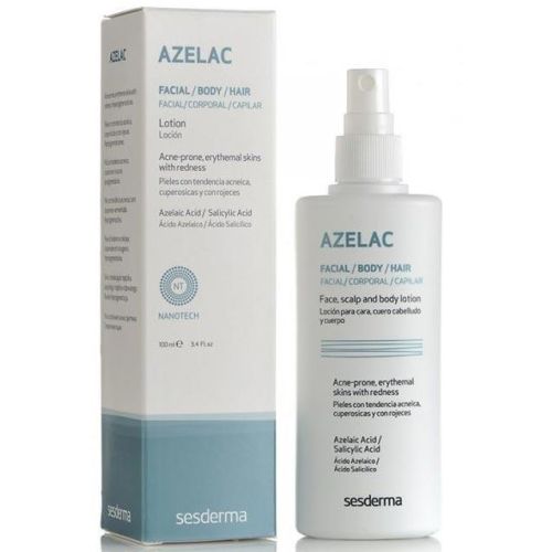 Лосьйон Sesderma Azelac для проблемної схильної до акне шкіри обличчя і тіла 100 мл купити - фото №1 Лосьйон Sesderma Azelac для проблемної схильної до акне шкіри обличчя і тіла 100 мл купити