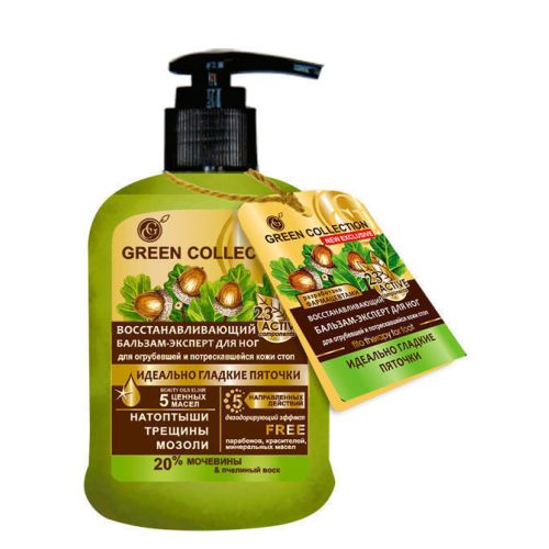 Бальзам-експерт Green Collection Ідеально гладенькі п'яточки для ніг 120 мл купити - фото №1 Бальзам-експерт Green Collection Ідеально гладенькі п'яточки для ніг 120 мл купити